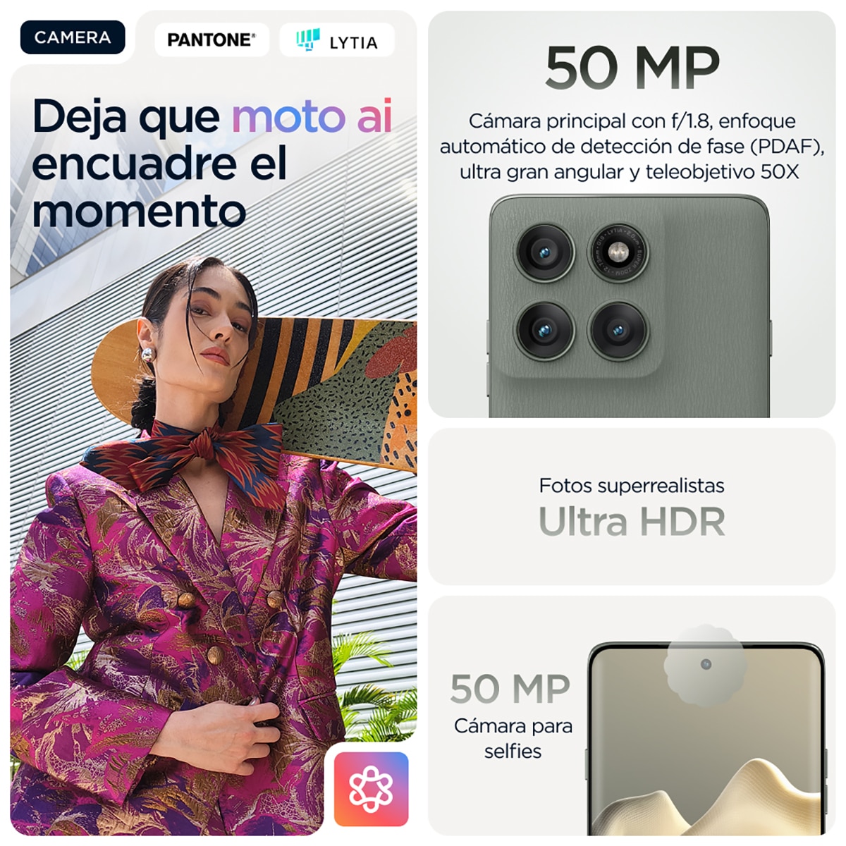 Motorola edge 60 Pro 12 GB + 512 GB móvil libre PANTONE Shadow-2