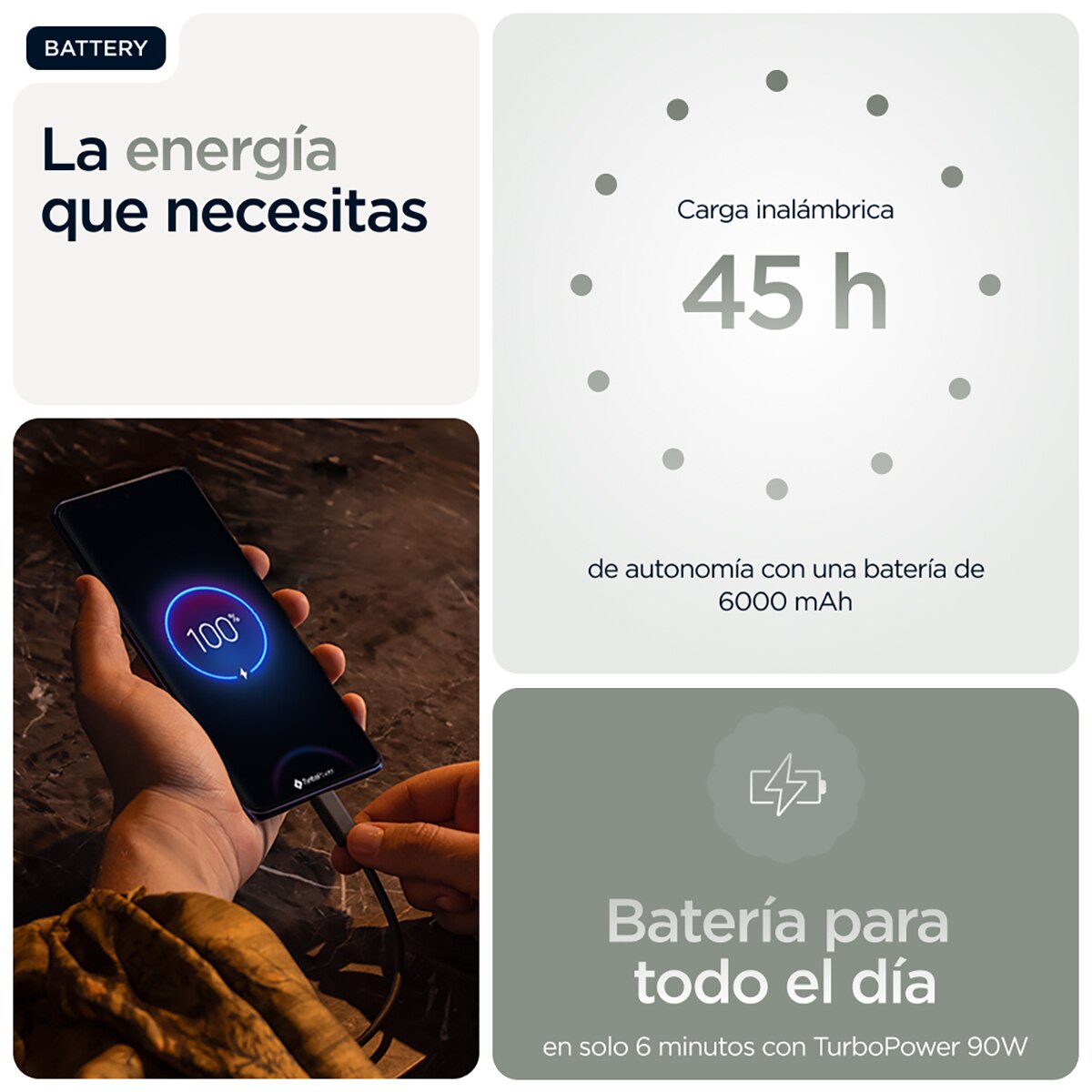Motorola edge 60 Pro 12 GB + 512 GB móvil libre PANTONE Shadow-7