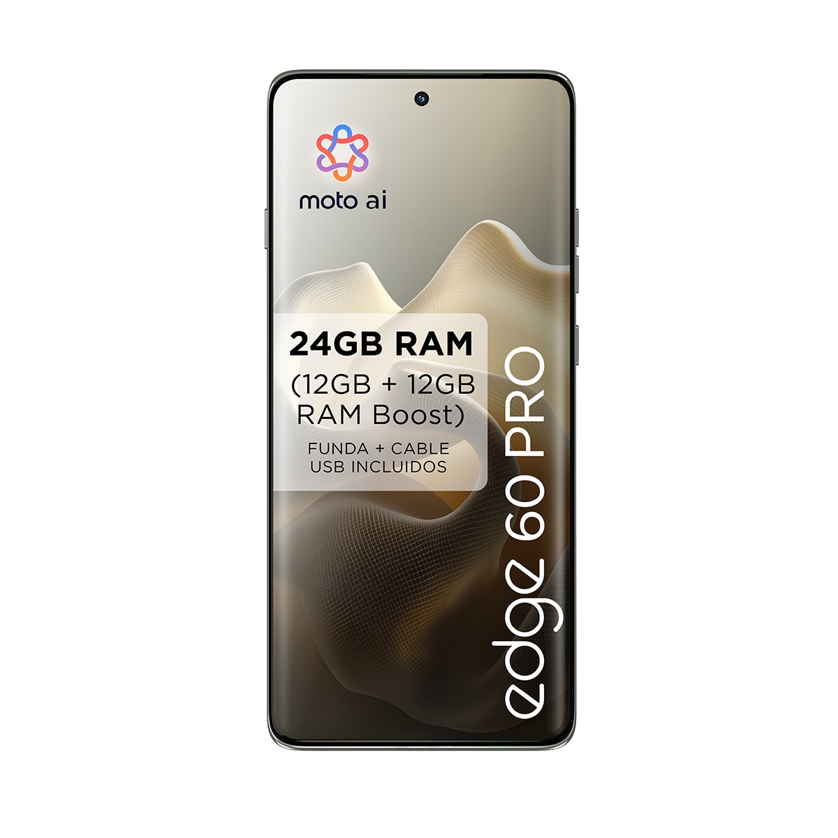 Motorola edge 60 Pro 12 GB + 512 GB móvil libre PANTONE Shadow-9