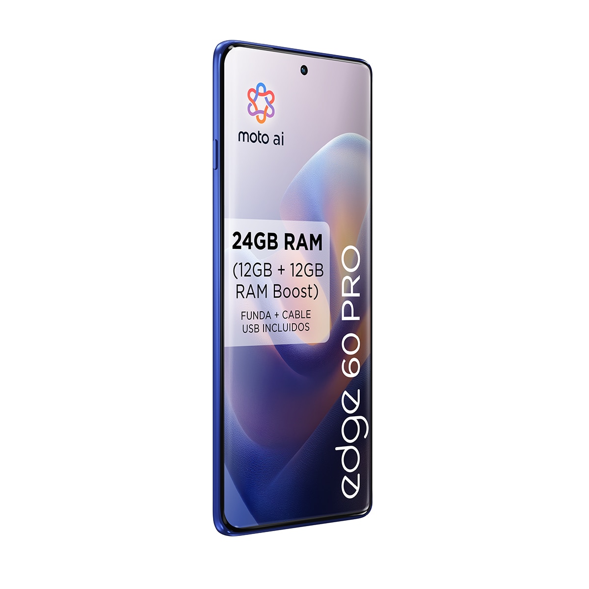 Móvil Motorola edge 60 6,67" MediaTek Dimensity 8350 Extreme - PANTONE Dazzling Blue 512 GB + 12 GB RAM PANTONE Dazzling Blue-11