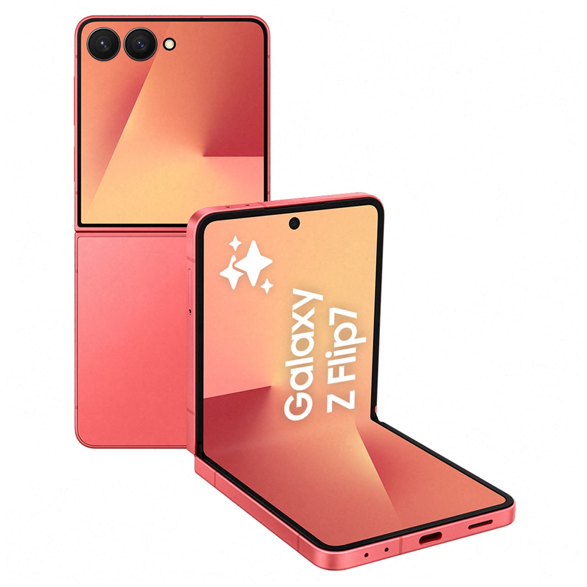 Móvil Samsung Galaxy Z Flip7 4,1" Samsung Exynos 2500 - Rojo Coral 256 GB + 12 GB RAM Rojo Coral-1
