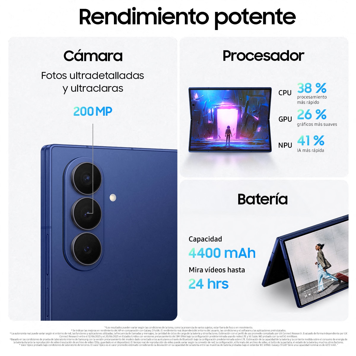 Samsung Galaxy Z Fold7 16GB + 1TB móvil libre Negro oscuro-4