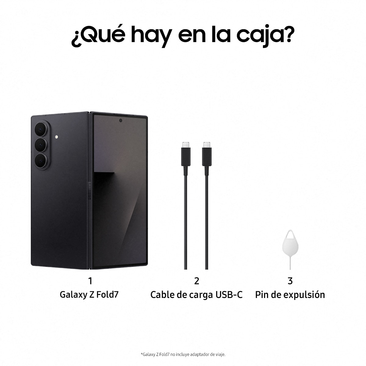 Samsung Galaxy Z Fold7 16GB + 1TB móvil libre Negro oscuro-9