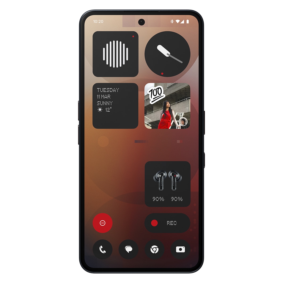Nothing Phone (3a) 8GB + 128GB móvil libre Negro-2