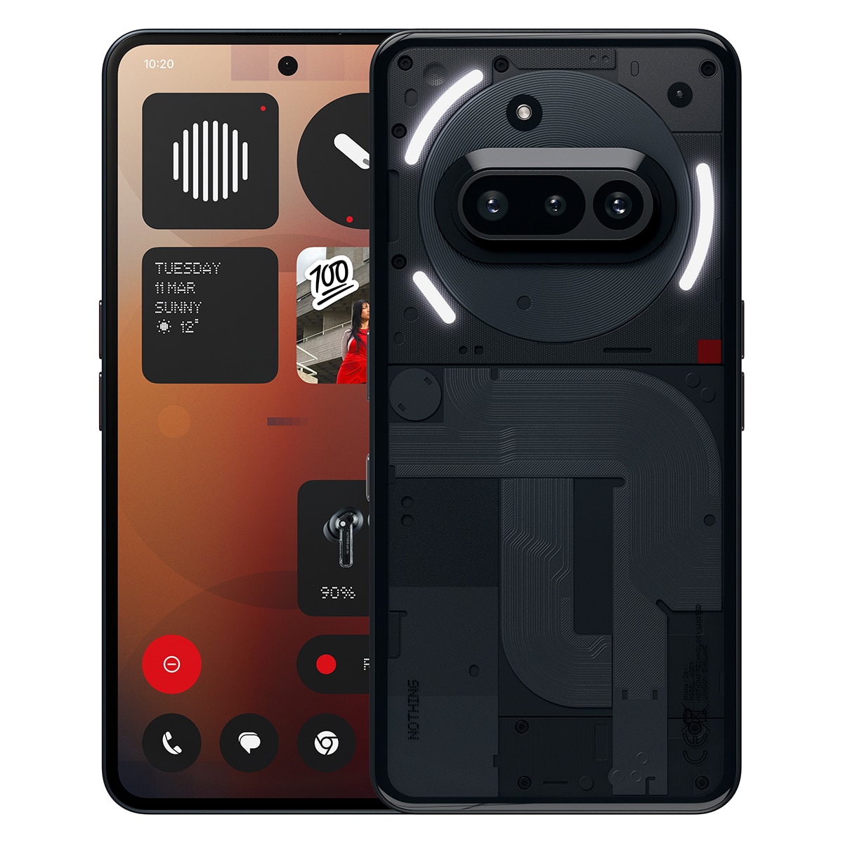 Nothing Phone (3a) 8GB + 128GB móvil libre Negro-4