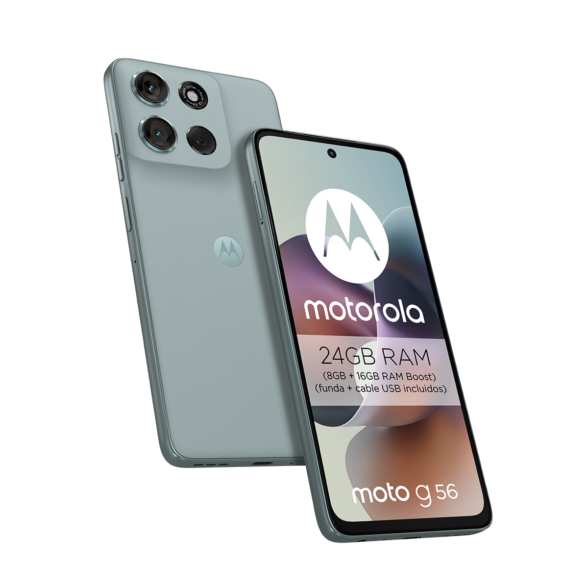 Motorola moto g56 5G 8GB + 512GB móvil libre + Buds Gray Mist-4