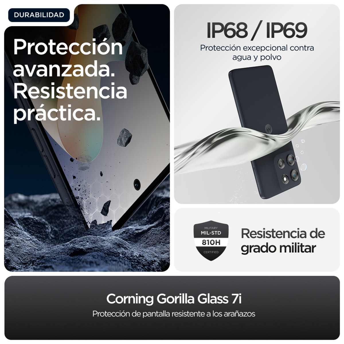 Motorola moto g56 5G 8GB + 512GB móvil libre + Buds Black Oyster-7