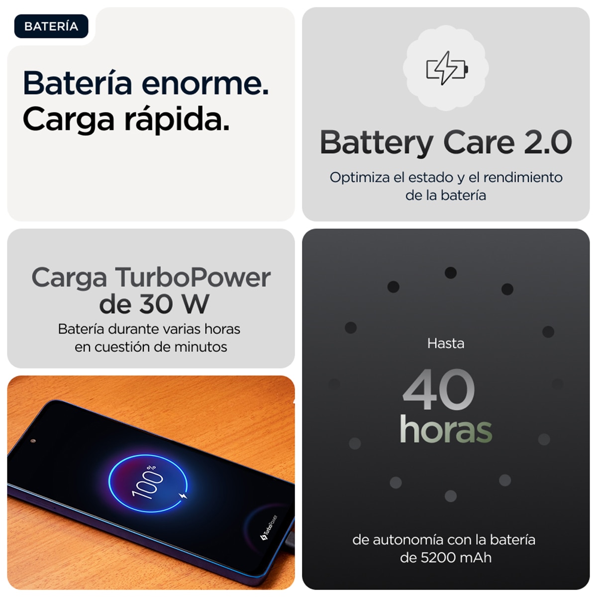 Motorola moto g56 5G 8GB + 512GB móvil libre + Buds Black Oyster-10