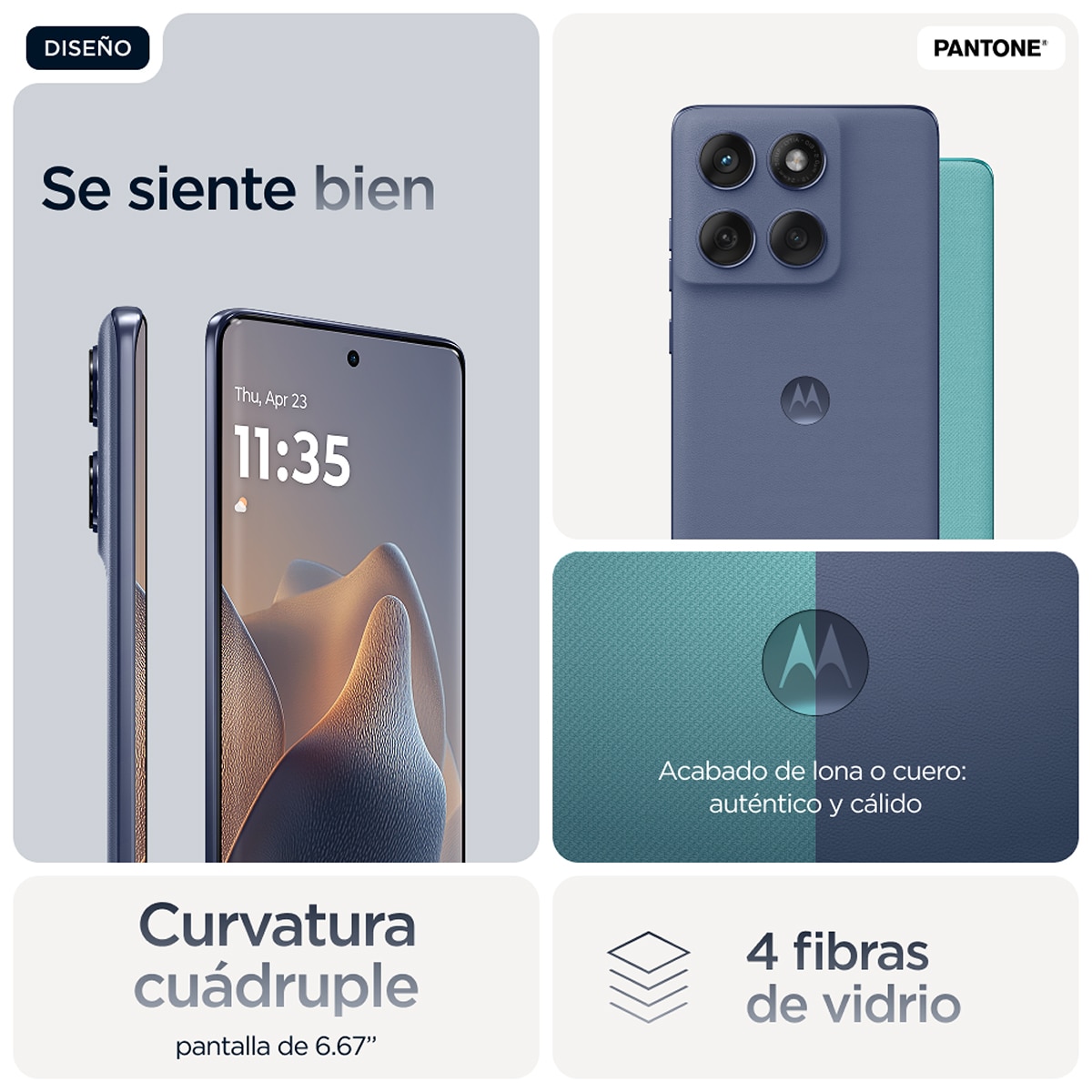 Motorola Edge 60 Fusion 8GB + 256GB móvil libre Slipstream Gray-10