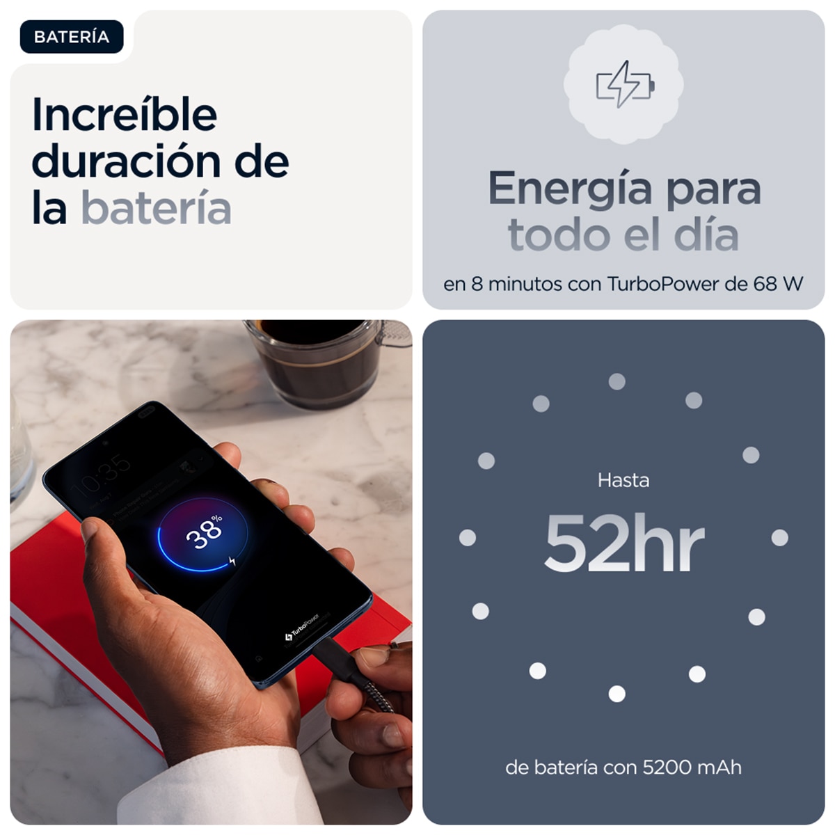 Motorola Edge 60 Fusion 8GB + 256GB móvil libre Slipstream Gray-13