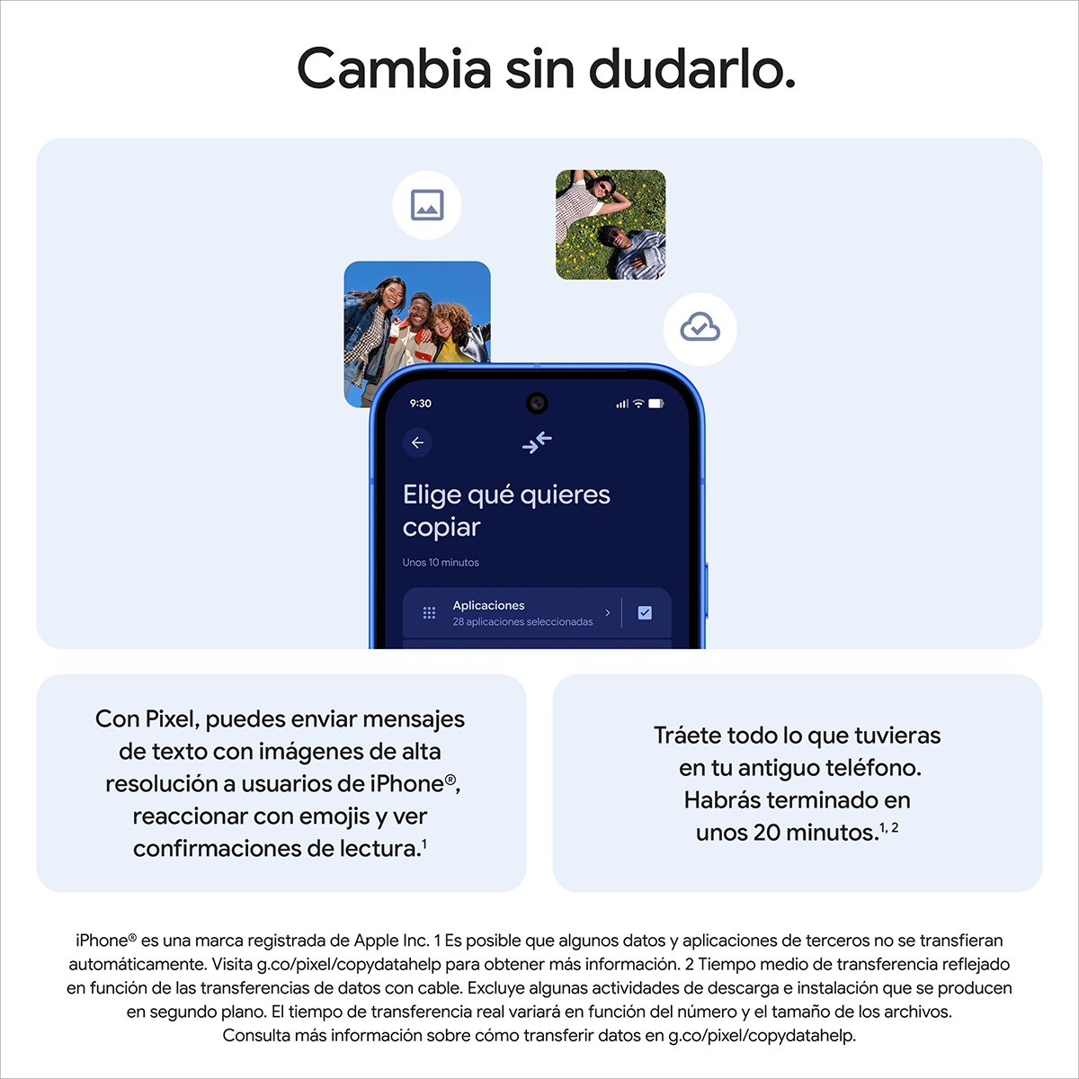 Google Pixel 10 12GB + 128GB móvil libre Azul-14