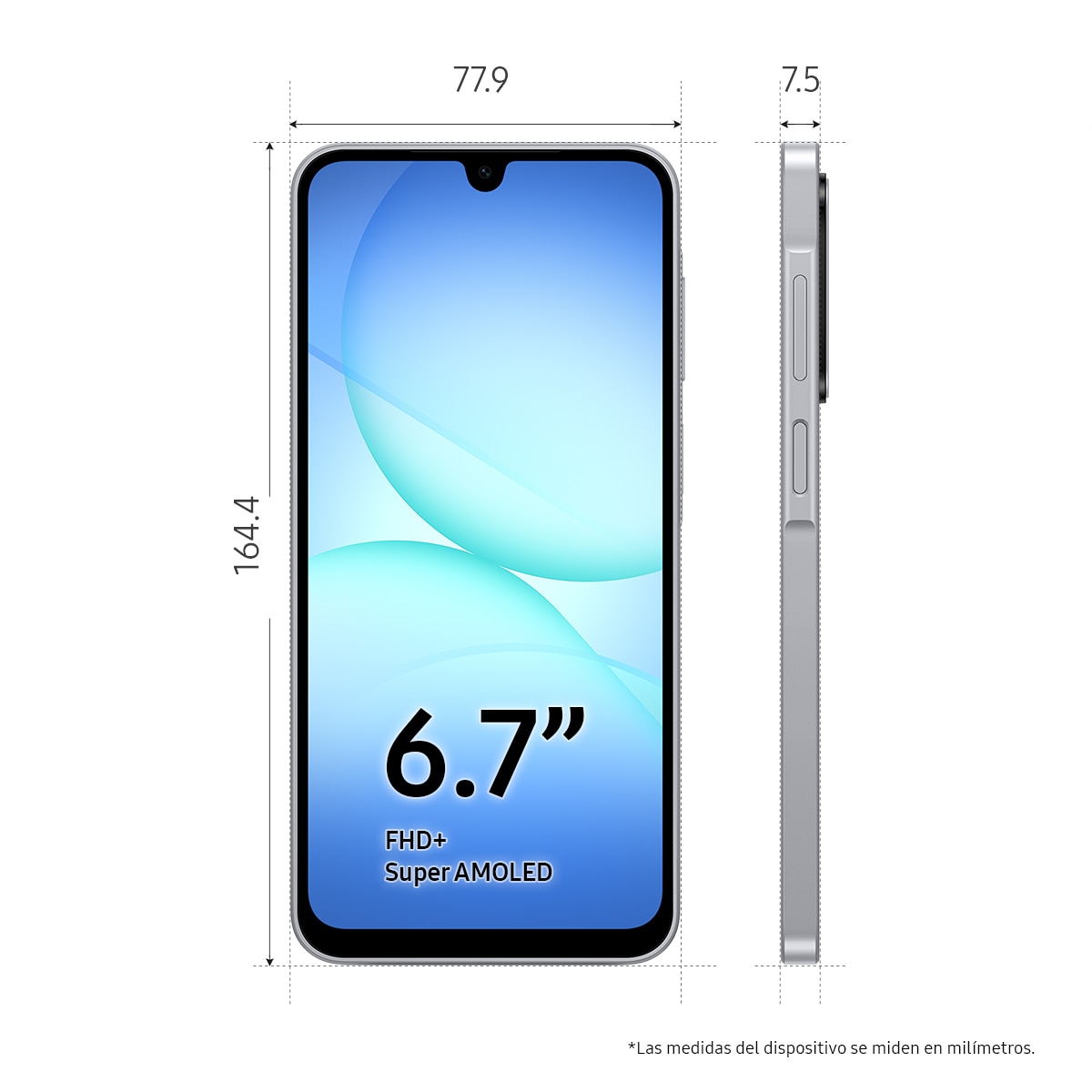 Smartphone Samsung Galaxy A17 5G 256GB + 8GB RAM, 6,7" Dual-SIM Cinzento-3