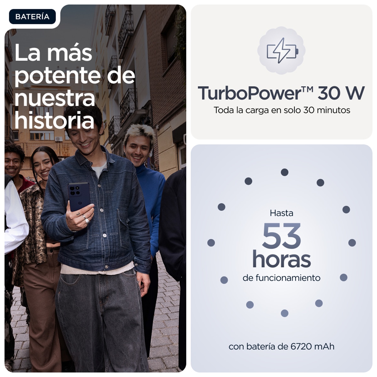 Smatphone Motorola Moto G86 Power 5G, 6,67" 8GB + 512GB Spellbound-9