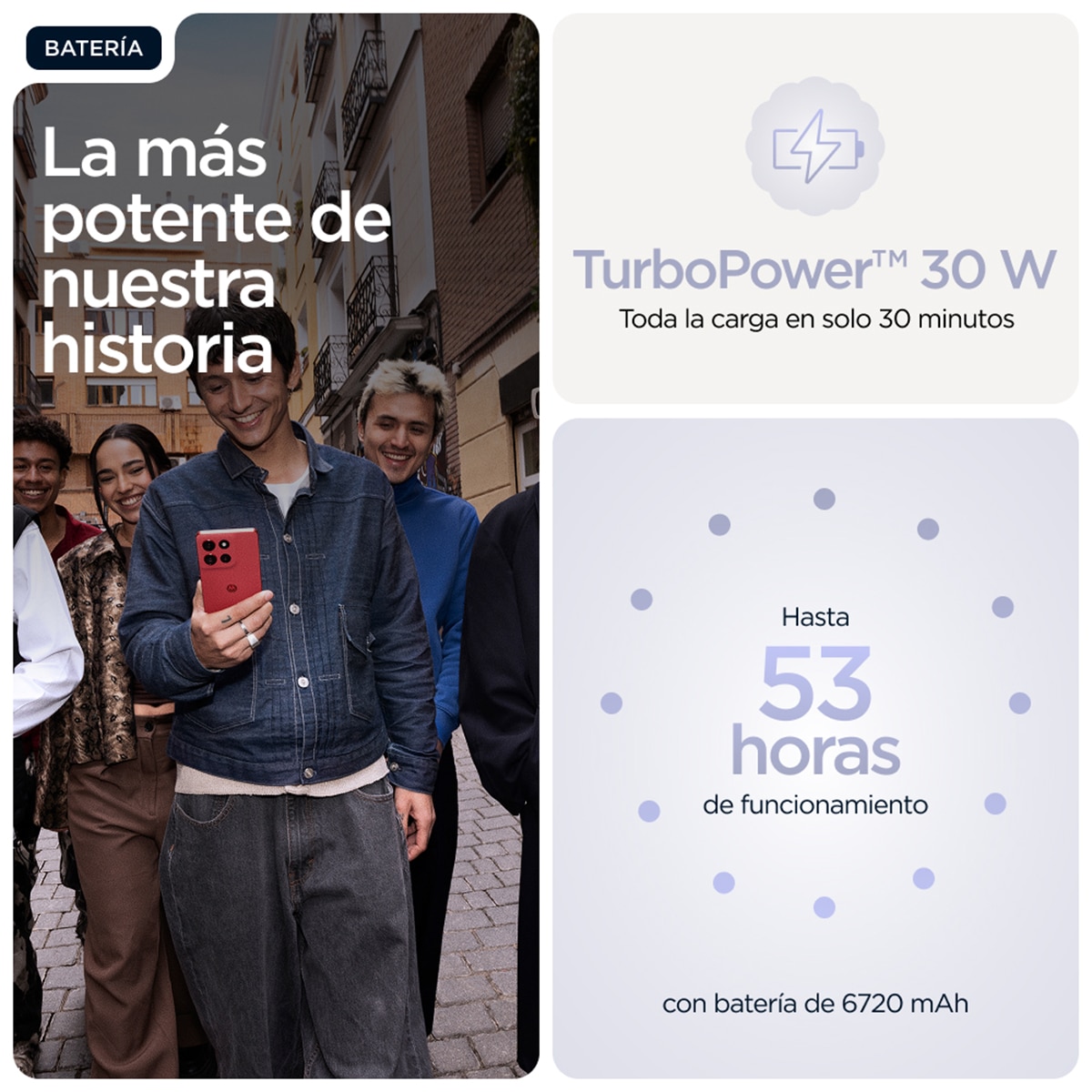 Motorola Moto g86 power 5G 8GB + 512GB móvil libre Morado-8