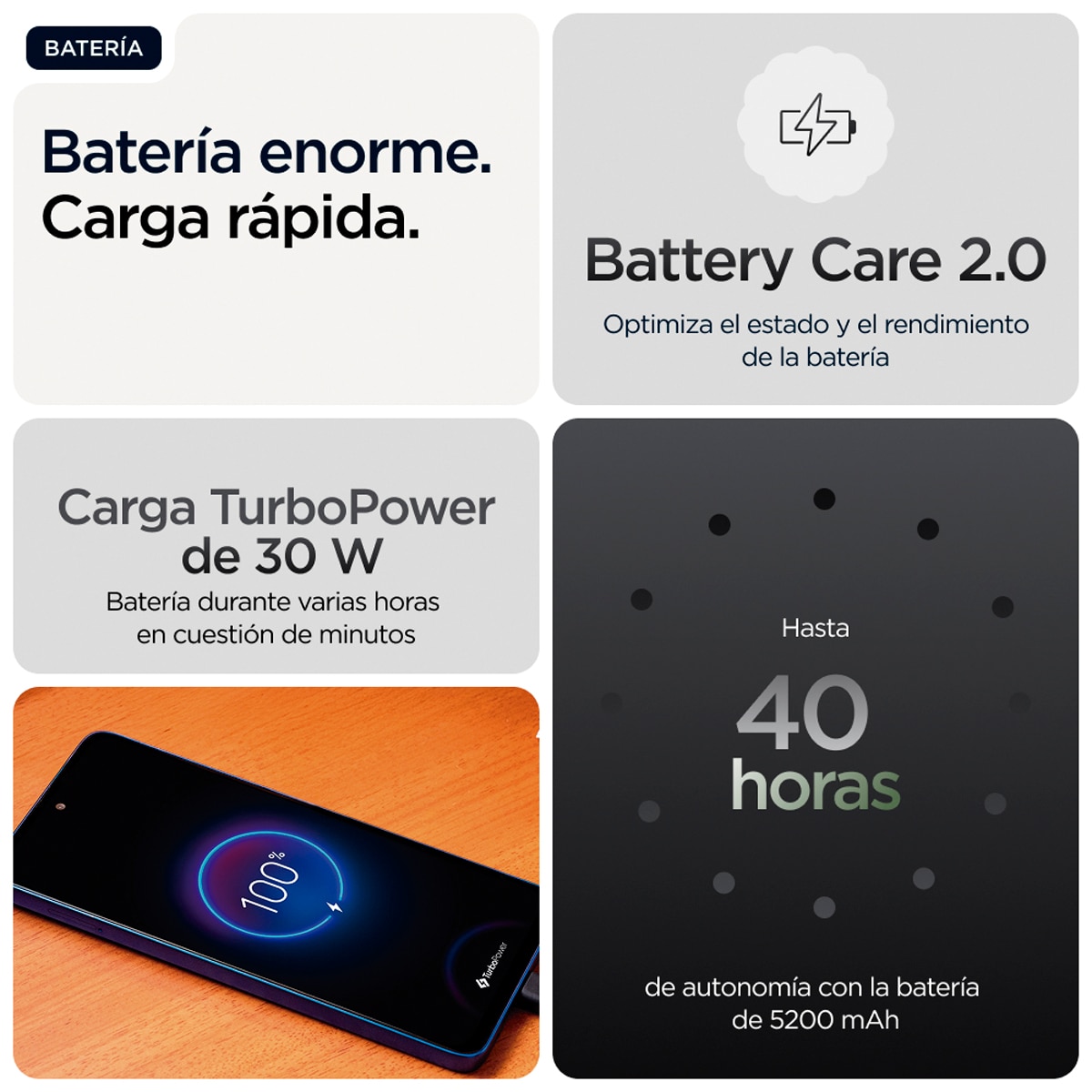 Motorola moto g56 8GB + 512GB móvil libre Pantone Black Oyster-10
