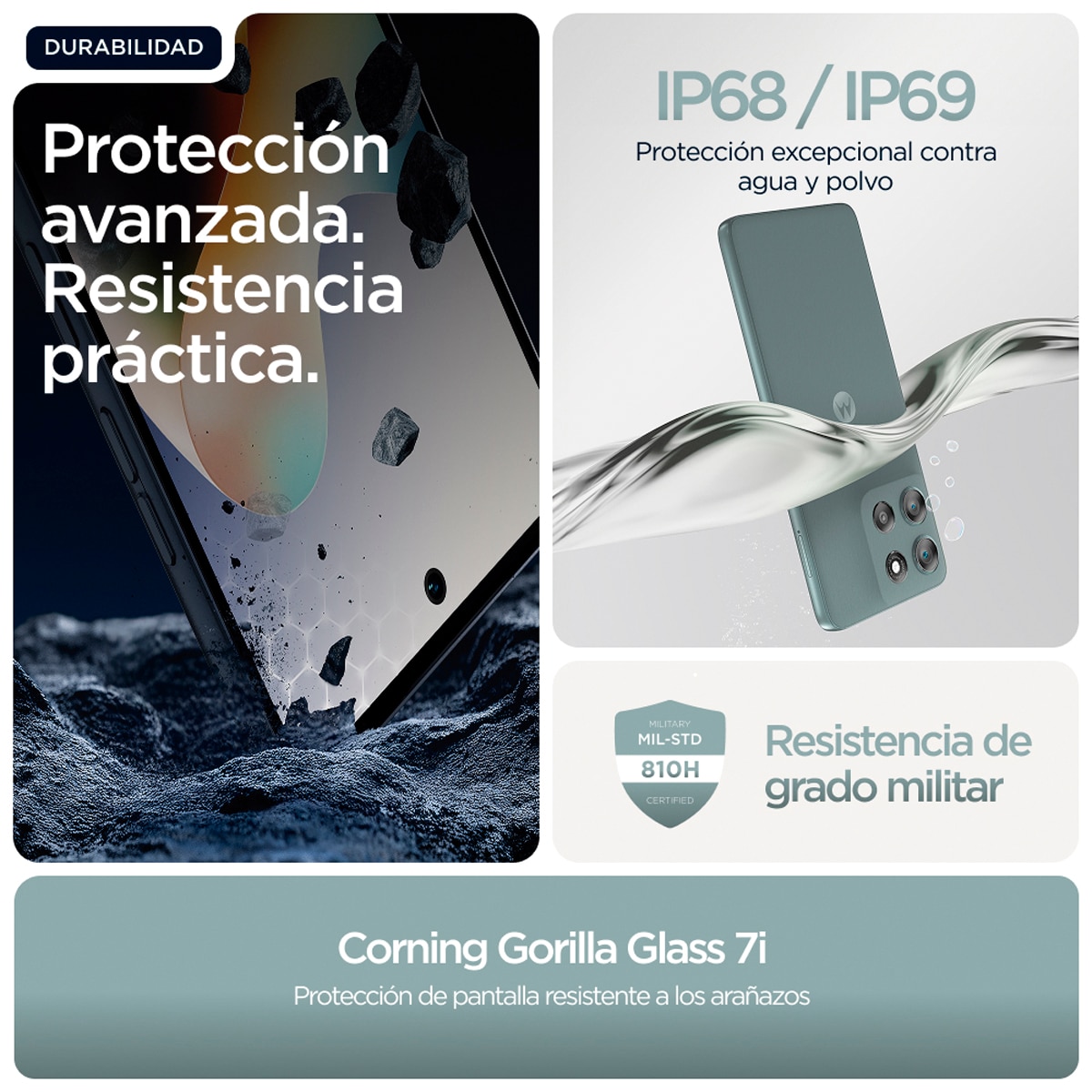 Motorola moto g56 8GB + 512GB móvil libre Pantone Gray Mist-7