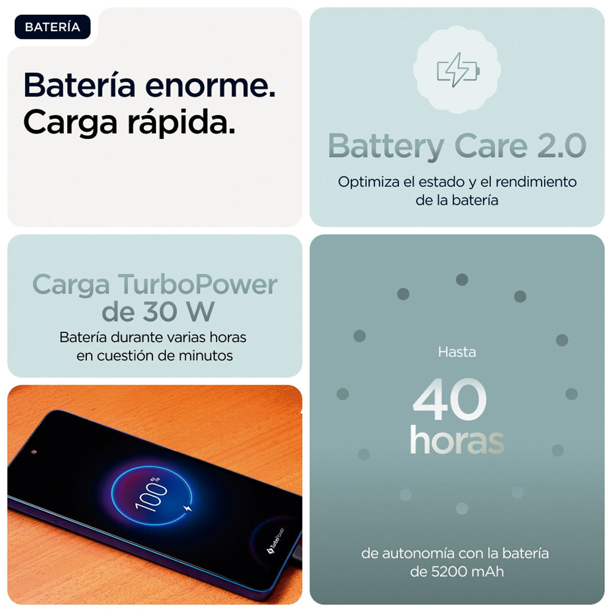 Motorola moto g56 8GB + 512GB móvil libre Pantone Gray Mist-10