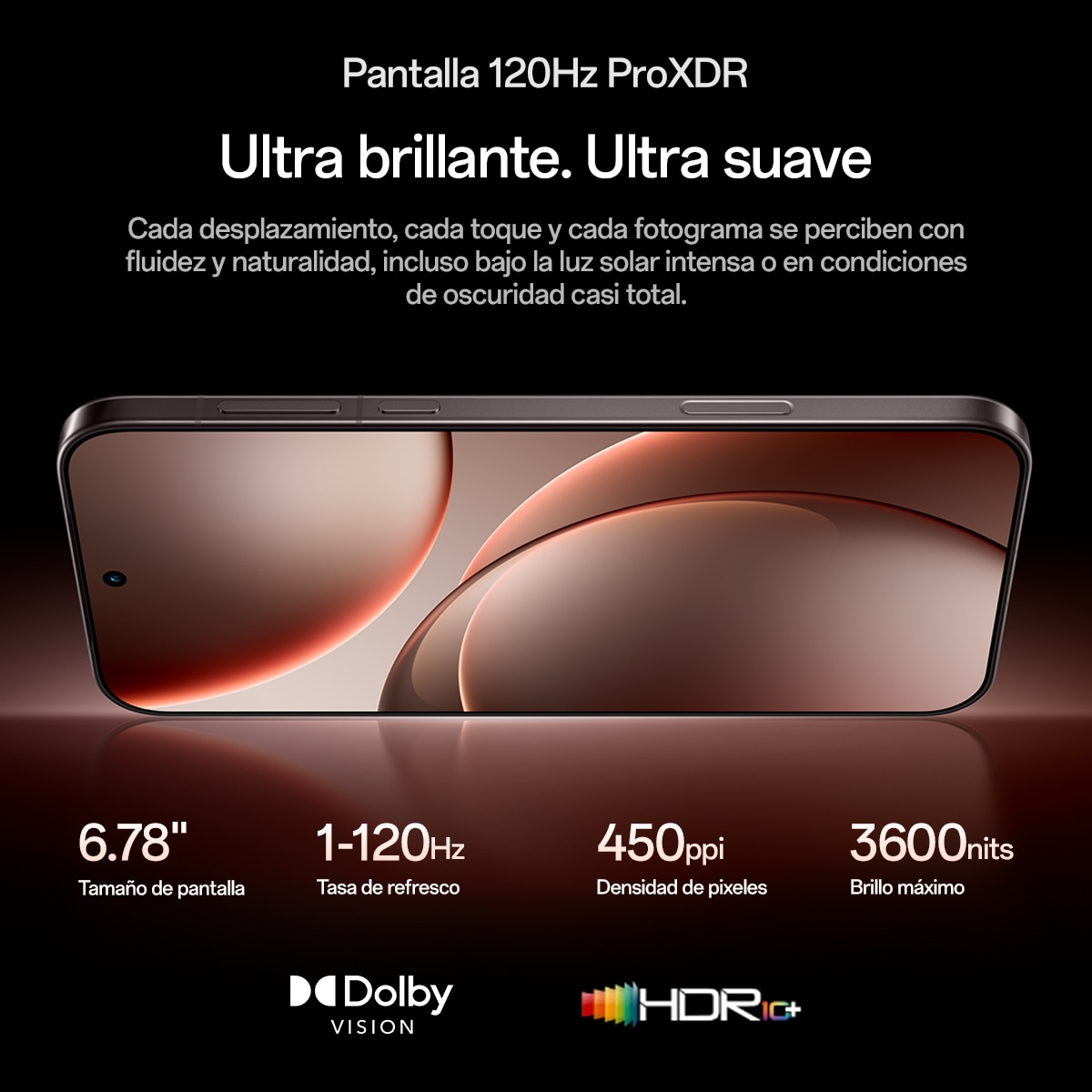 Móvil Oppo Find X9 Pro 6,78" Dimensity 9500 - Blanco seda 512 GB + 16 GB RAM Blanco seda-7
