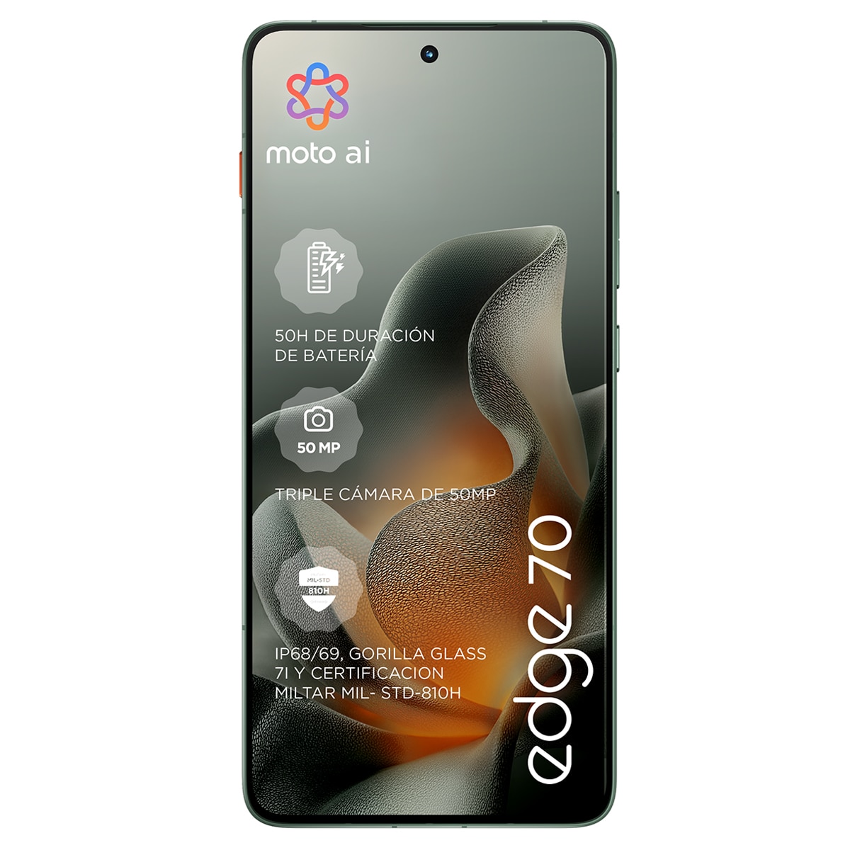 Smartphone Motorola Edge 70 6,7" Snapdragon 7 Gen4 Pantone Lily Pad-2