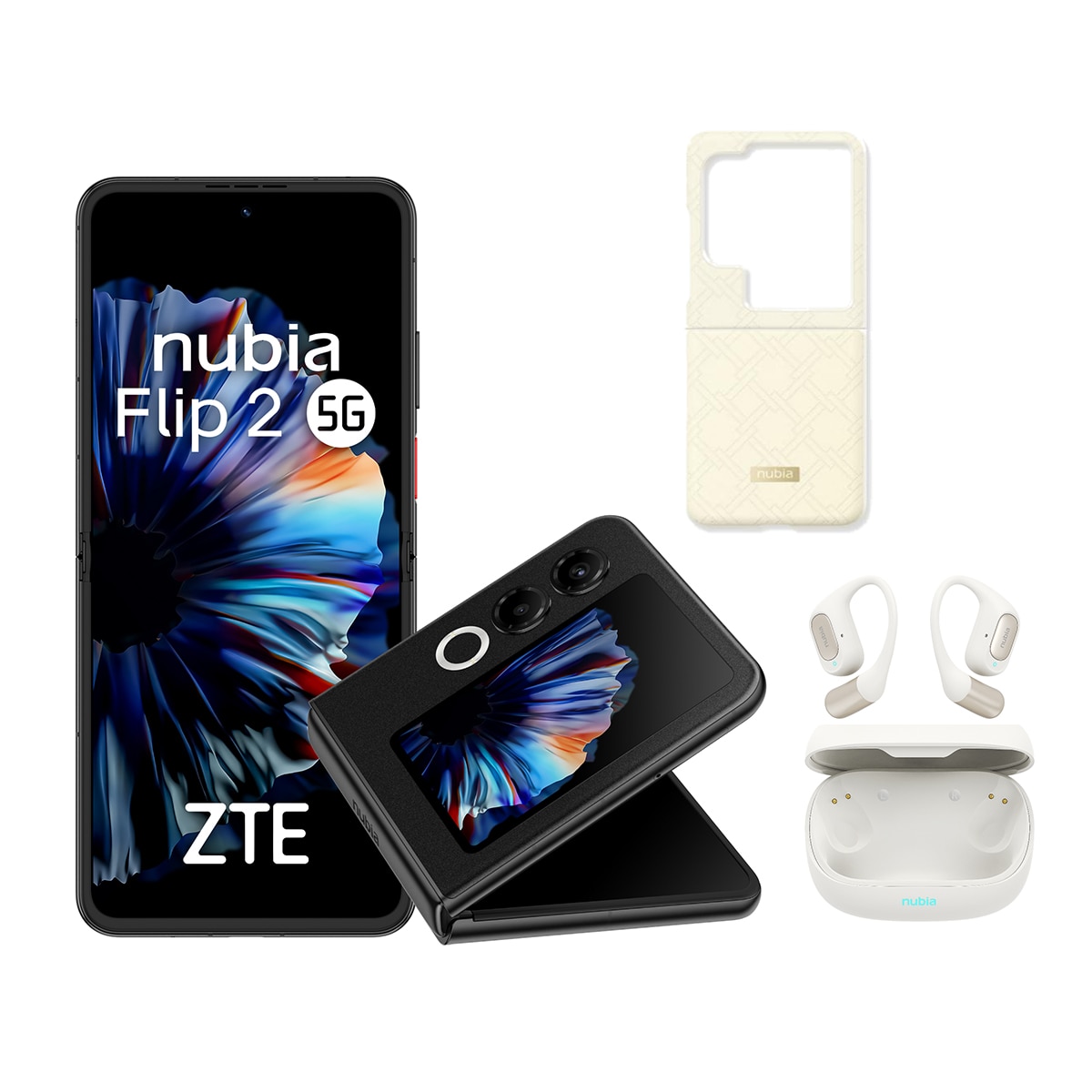 ZTE nubia Flip 2 5G 8GB + 256GB móvil libre Gift Box · ZTE · El