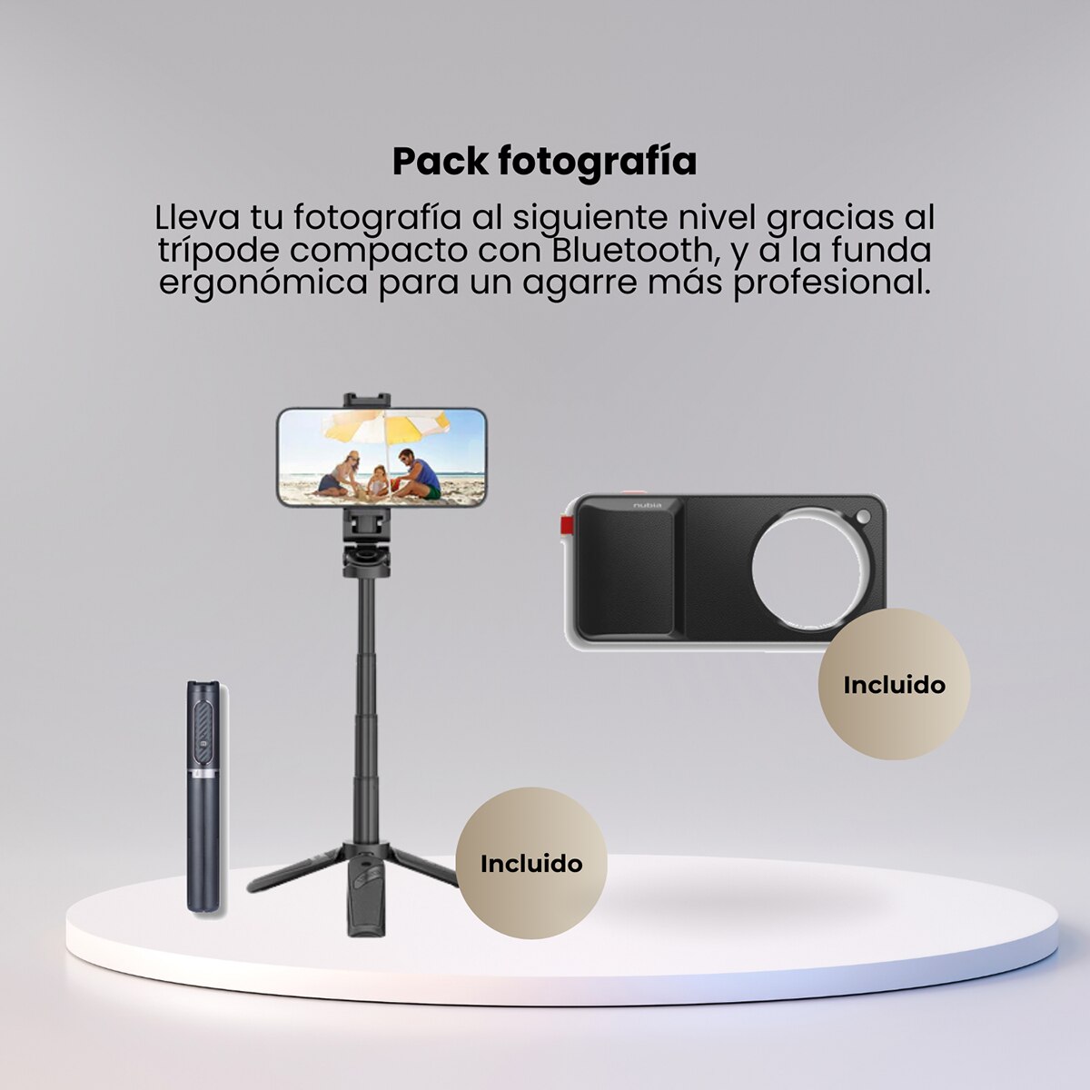 ZTE nubia Focus 2 Ultra 5G 8GB + 512GB móvil libre Gift Box Verde-3