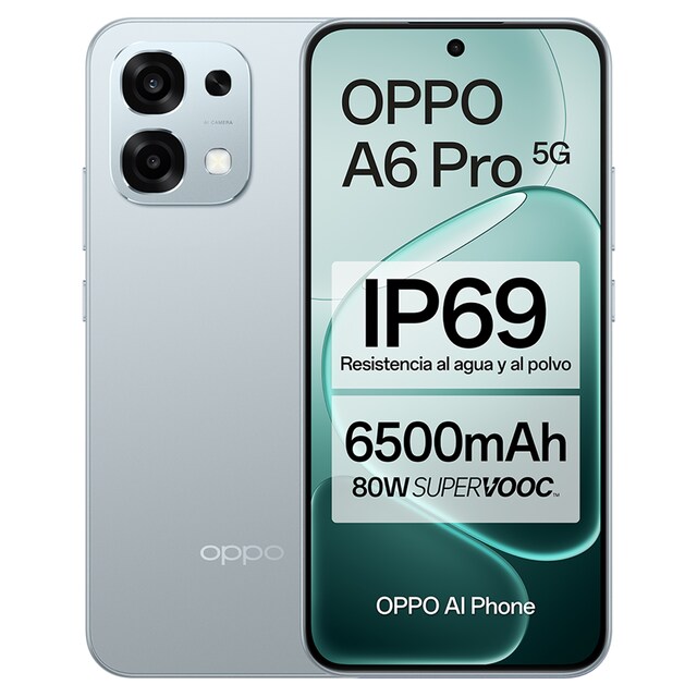 Imagen 0 de Oppo A6 Pro 5G 8GB + 256GB móvil libre + Funda