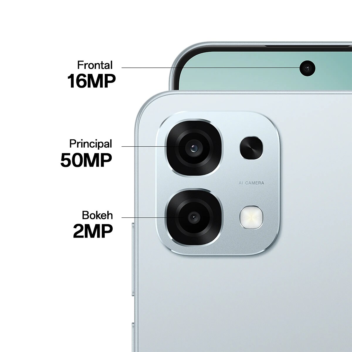 Móvil Oppo A6 Pro 5G 6,57" Dimensity 6300 + Funda - Titanio 256 GB + 8 GB RAM Titanio-5