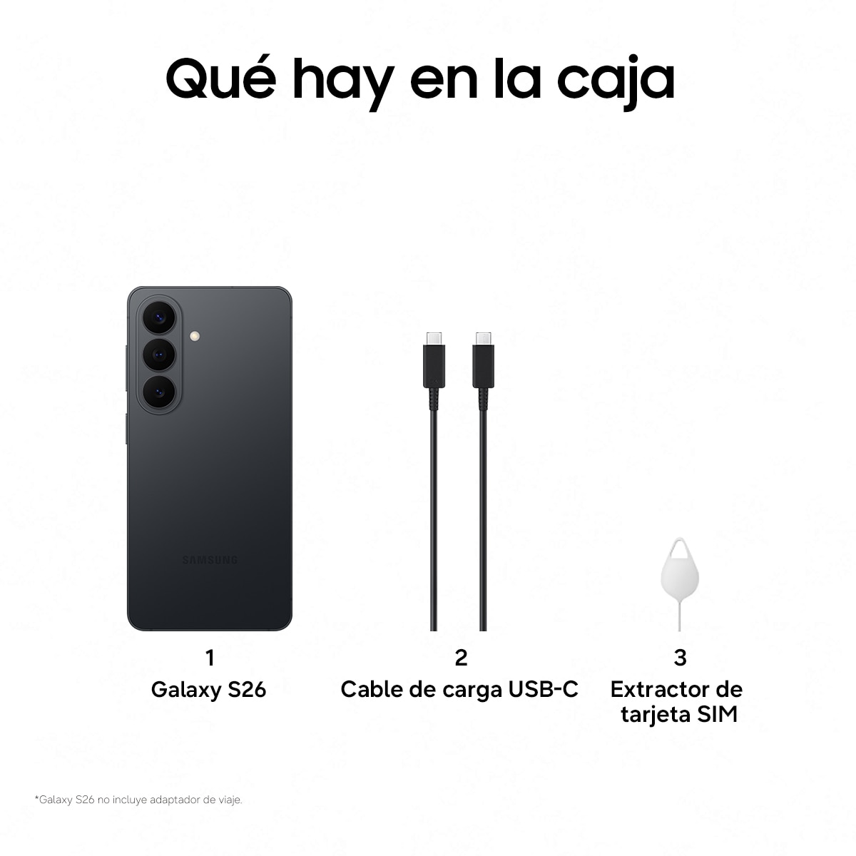 Móvil Samsung Galaxy S26 6,3" Exynos 2600 Negro-6