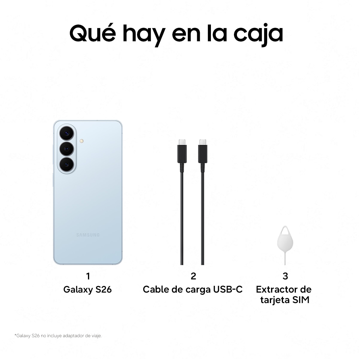 Móvil Samsung Galaxy S26 6,3" Exynos 2600 Azul Cielo-6