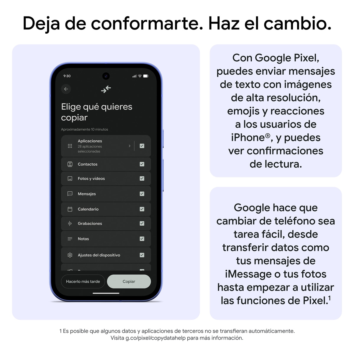 Google Pixel 10a 8GB + 128GB móvil libre Negro-13