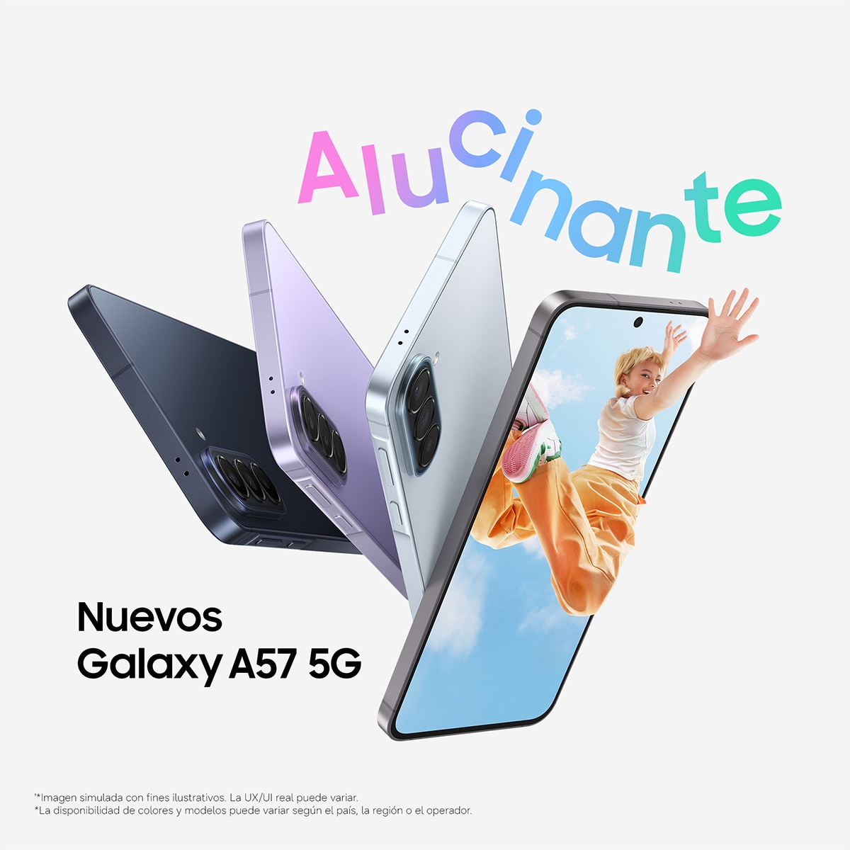 Móvil Samsung Galaxy A57 6,7" Exynos 1680 Azul claro-2