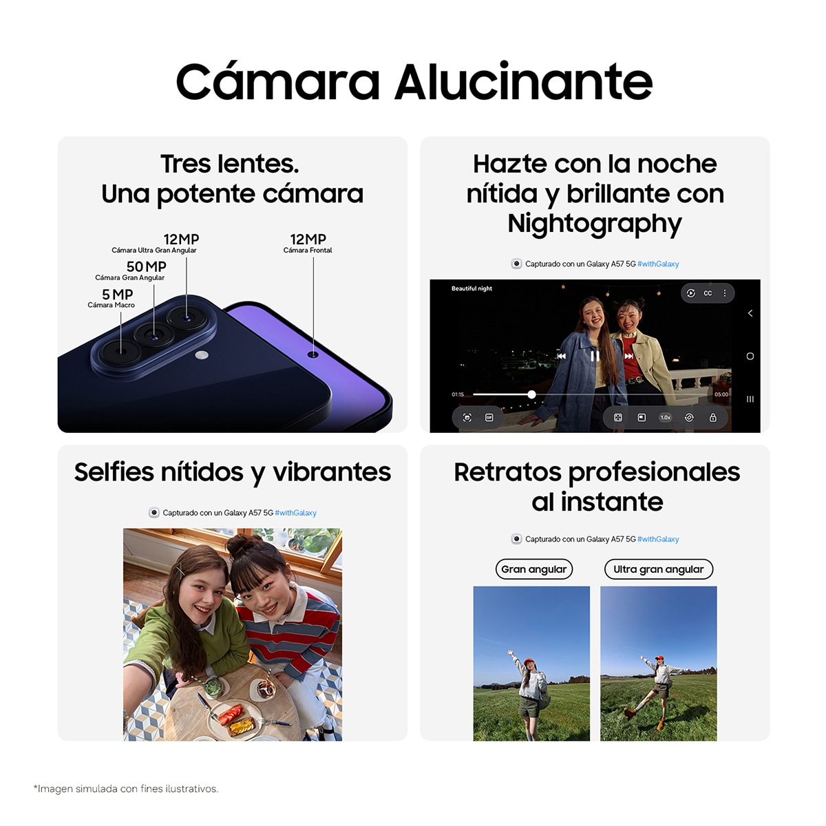 Móvil Samsung Galaxy A57 6,7" Exynos 1680 Azul claro-5