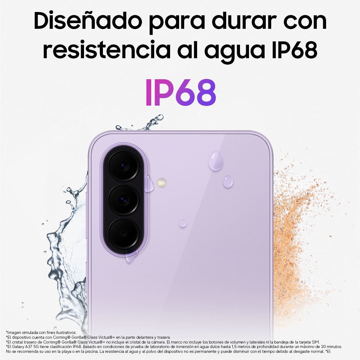Móvil Samsung Galaxy A37 6,9" Exynos 1480 - Gris 128 GB + 6 GB RAM Gris-10