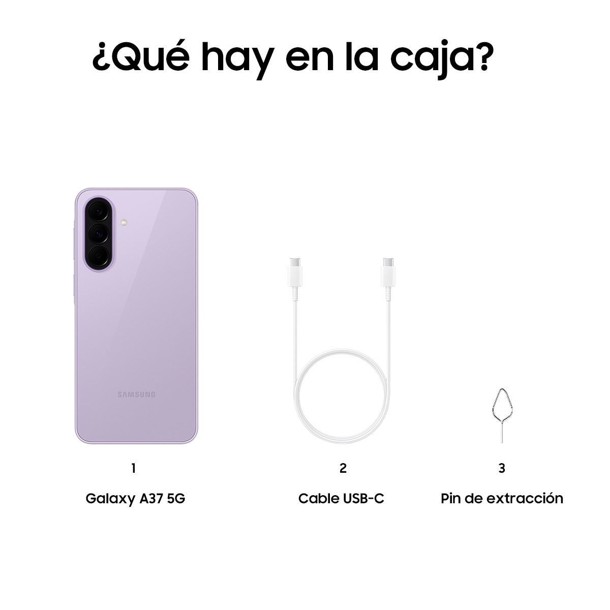 Móvil Samsung Galaxy A37 6,9" Exynos 1480 - Lavanda 128 GB + 6 GB RAM Lavanda-7