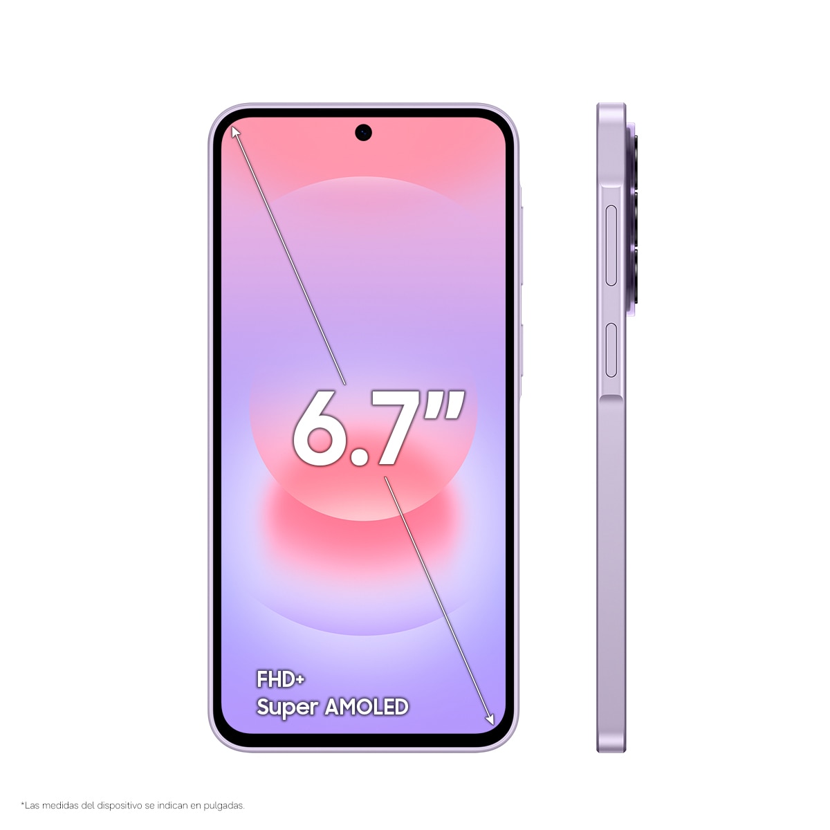 Móvil Samsung Galaxy A37 6,9" Exynos 1480 - Lavanda 128 GB + 6 GB RAM Lavanda-9