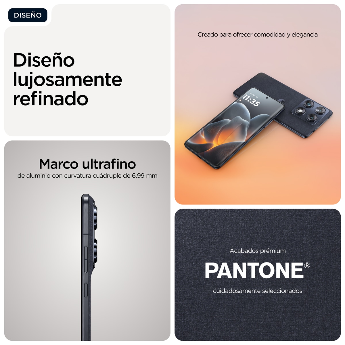 Motorola Signature 16 GB + 512 GB móvil libre Pantone Carbon-7
