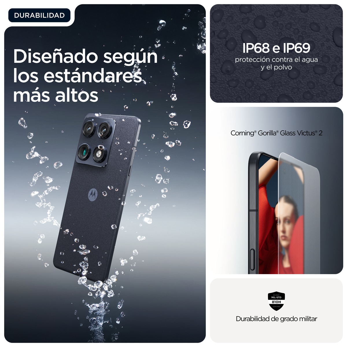 Motorola Signature 16 GB + 512 GB móvil libre Pantone Carbon-11