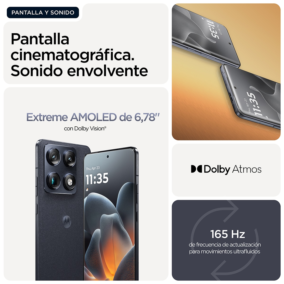 Motorola Signature 16 GB + 512 GB móvil libre Pantone Carbon-12