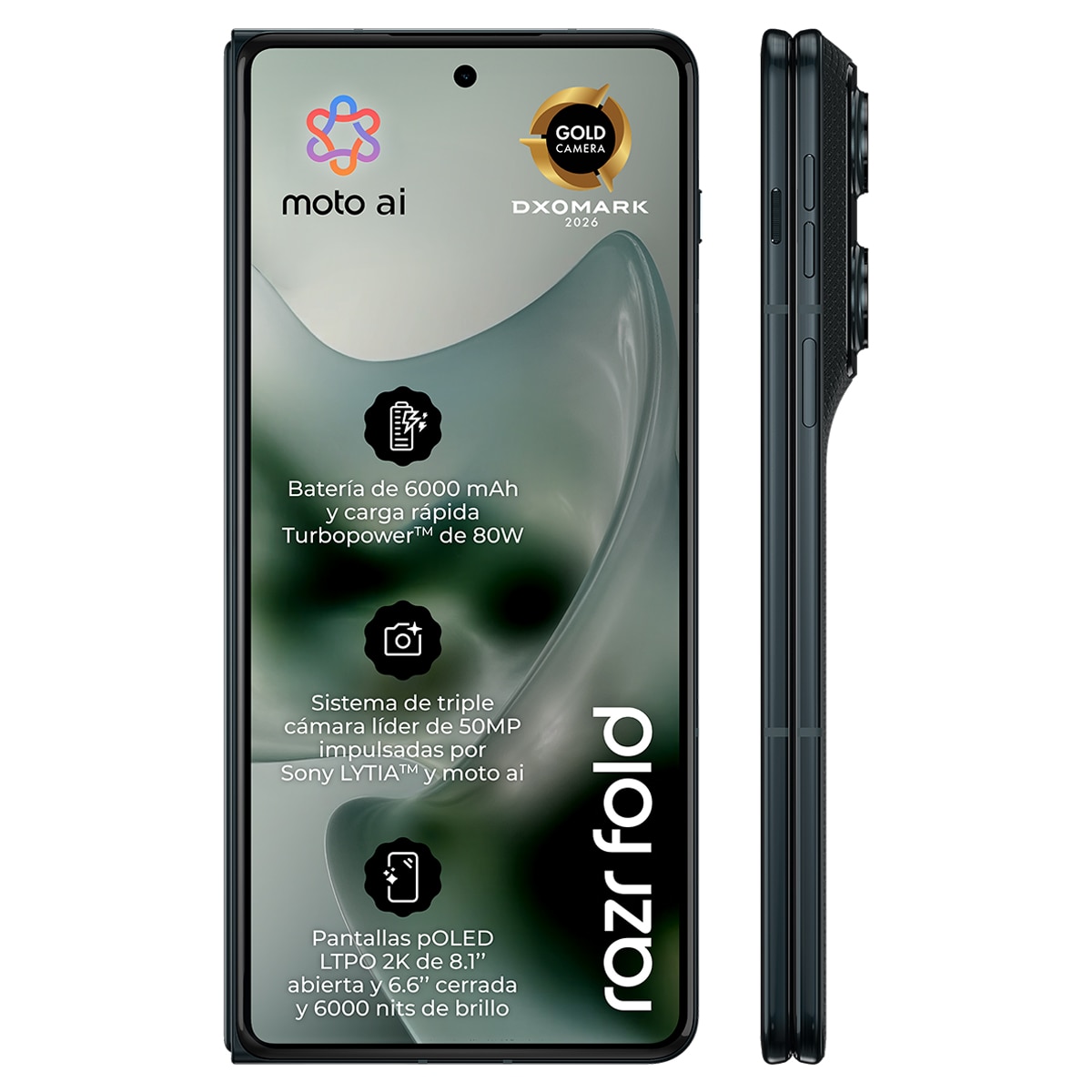 Motorola moto Razr Fold 16GB + 512GB móvil libre Azul-4