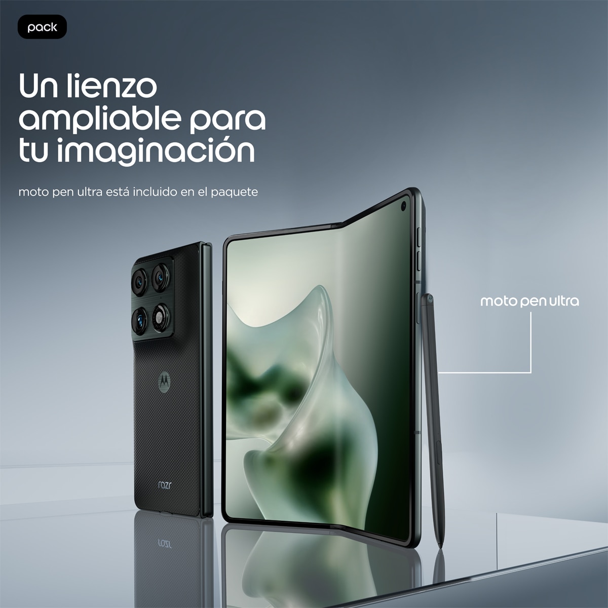 Motorola moto Razr Fold 16GB + 512GB móvil libre Azul-6