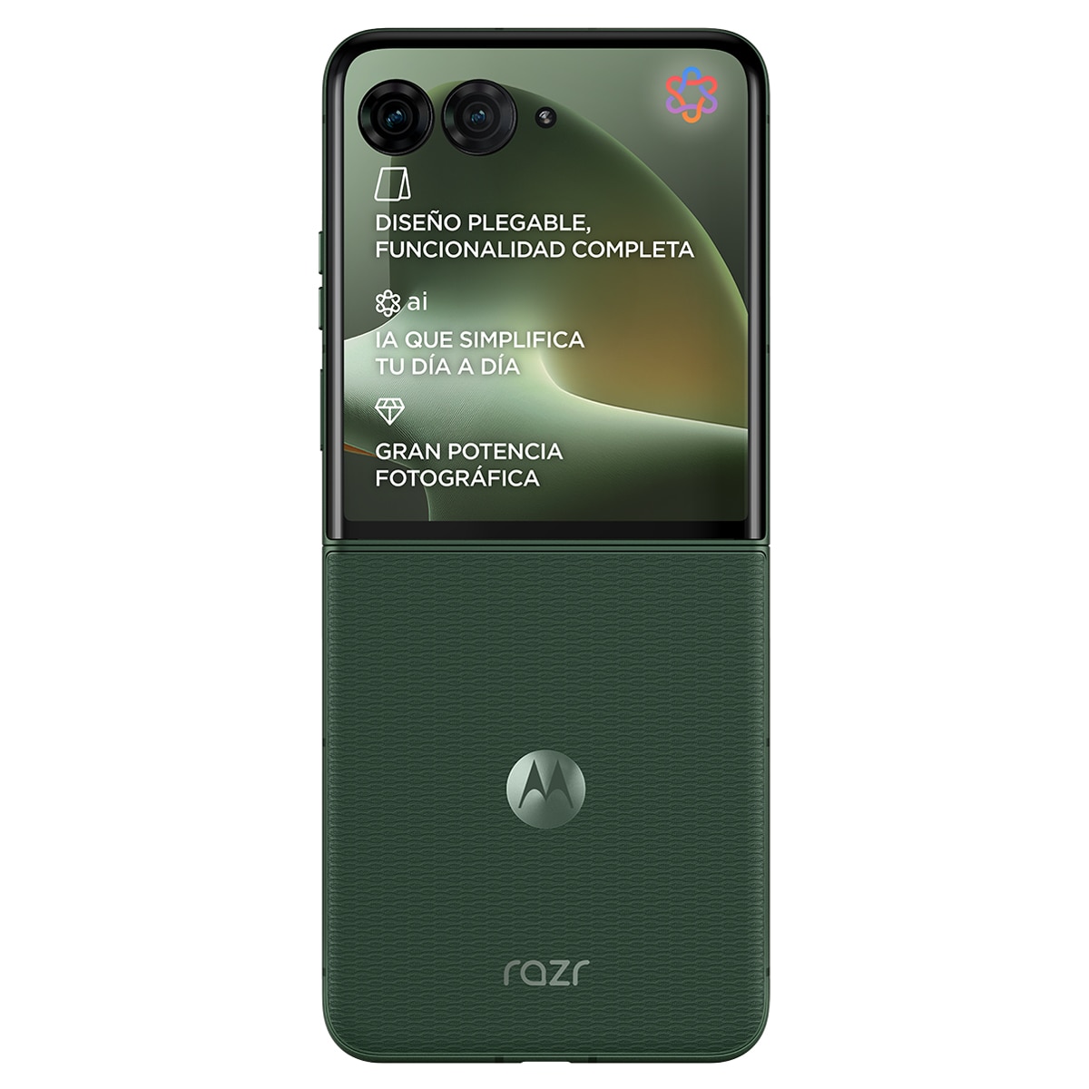 Motorola razr 70 Plus 12GB + 512GB Mountain View móvil libre Verde-2