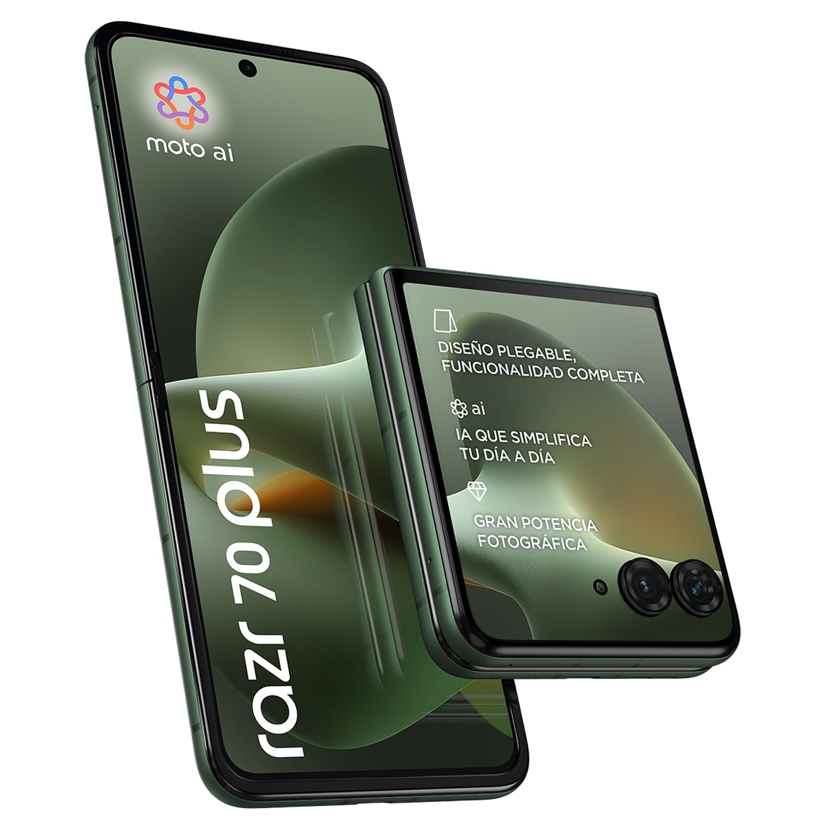 Motorola razr 70 Plus 12GB + 512GB Mountain View móvil libre Verde-5