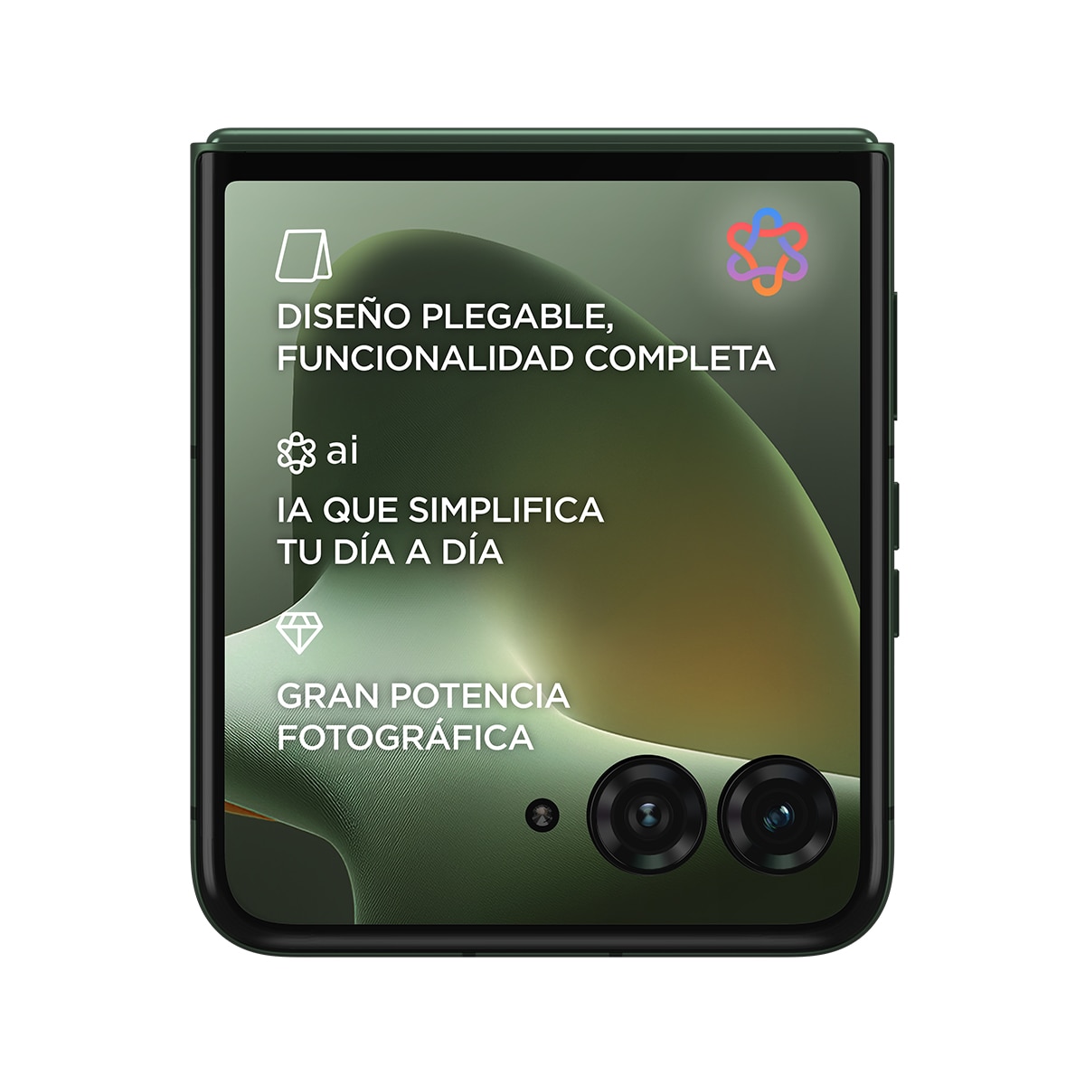 Motorola razr 70 Plus 12GB + 512GB Mountain View móvil libre Verde-6