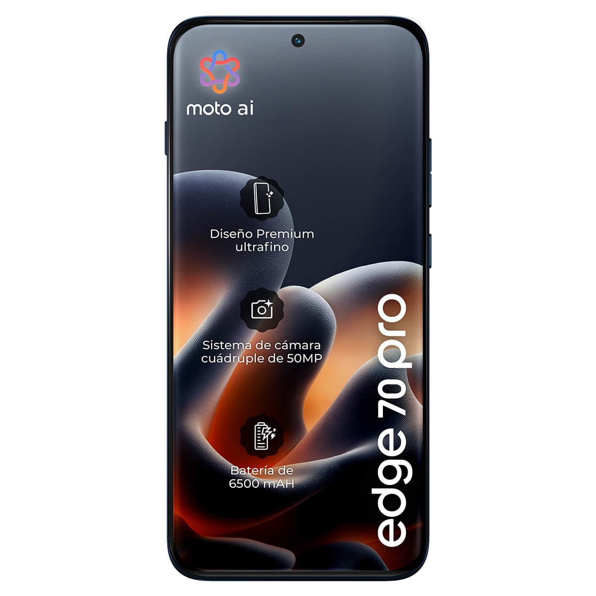 Motorola edge 70 Pro 12G + 512GB móvil libre Pantone Titan-2