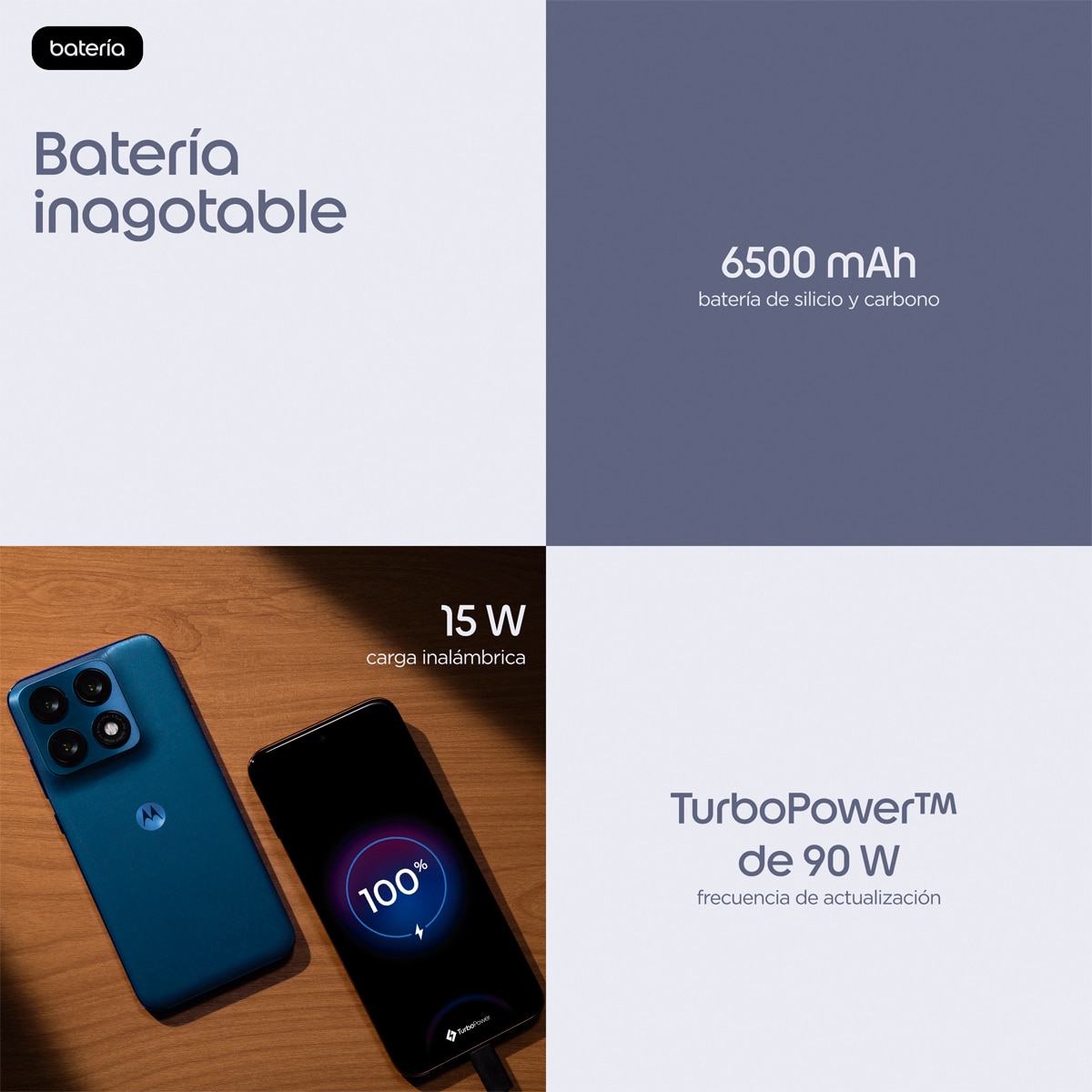 Motorola edge 70 Pro 12G + 512GB móvil libre Pantone Titan-6