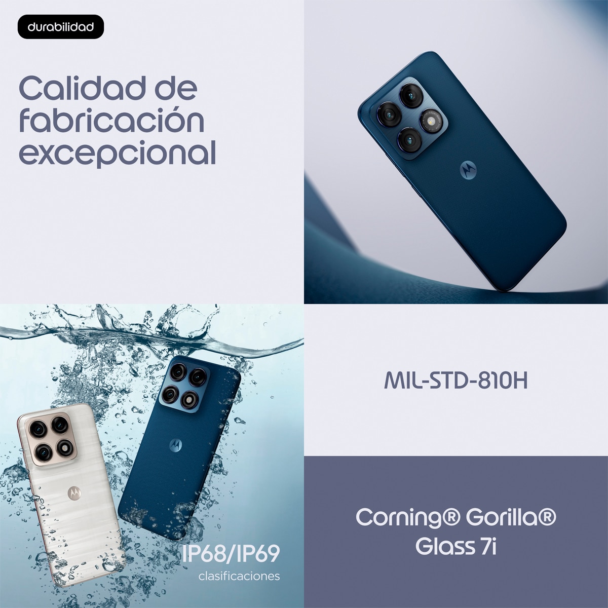 Motorola edge 70 Pro 12G + 512GB móvil libre Pantone Titan-9