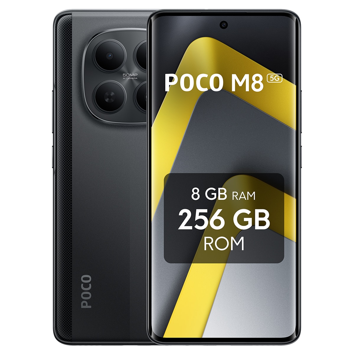 POCO M8 5G 8GB + 256GB móvil libre Negro 256 GB + 8 GB RAM · El