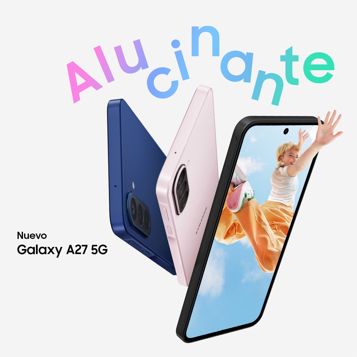 Móvil Samsung Galaxy A27 6,7" Qualcomm Snapdragon 6 Gen3 Azul-3