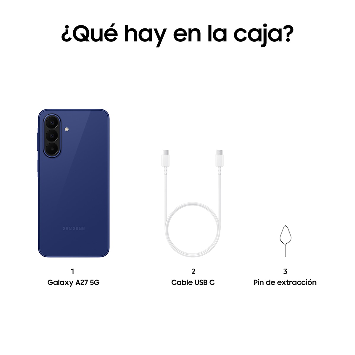 Móvil Samsung Galaxy A27 6,7" Qualcomm Snapdragon 6 Gen3 Azul-7