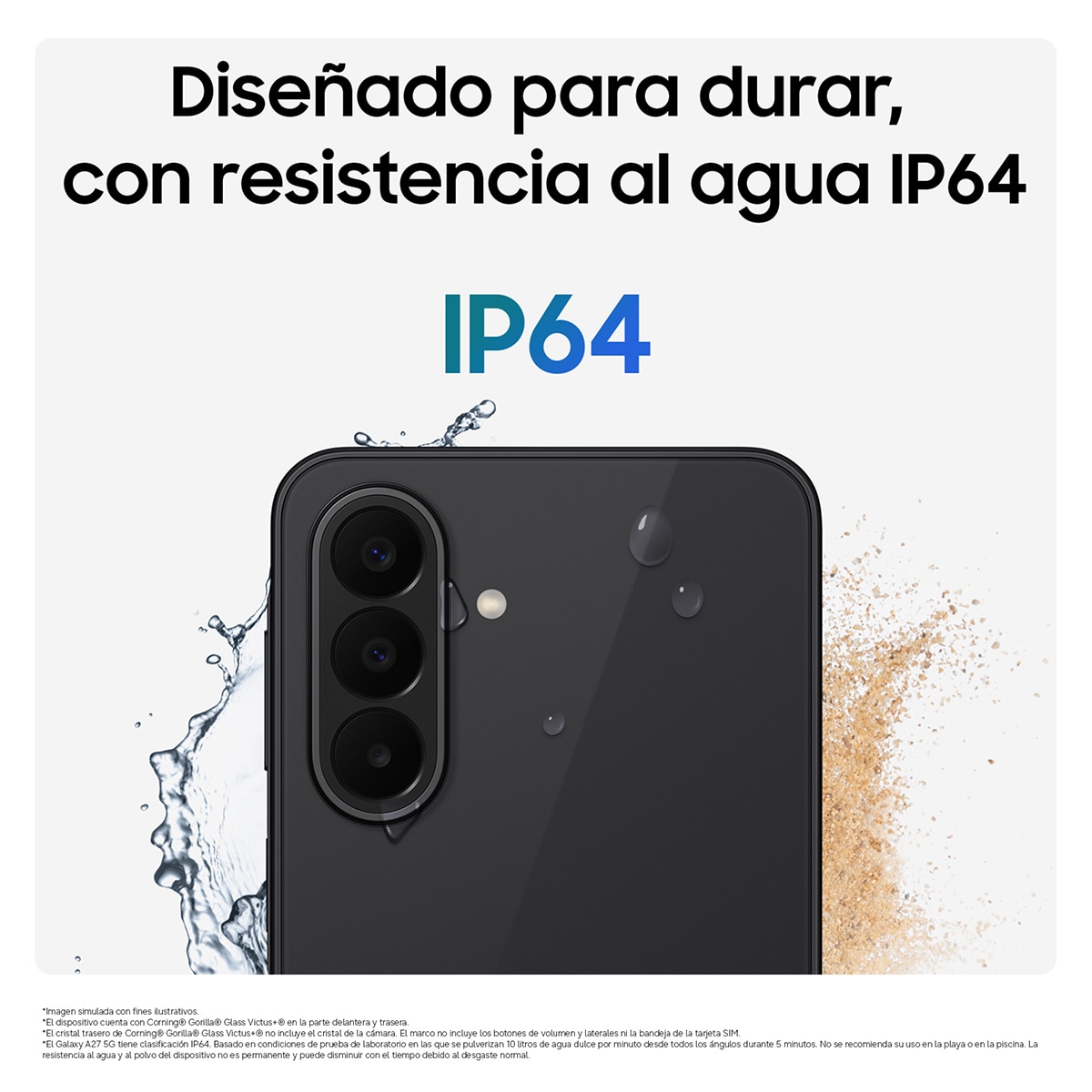 Móvil Samsung Galaxy A27 6,7" Qualcomm Snapdragon 6 Gen3 Azul-10